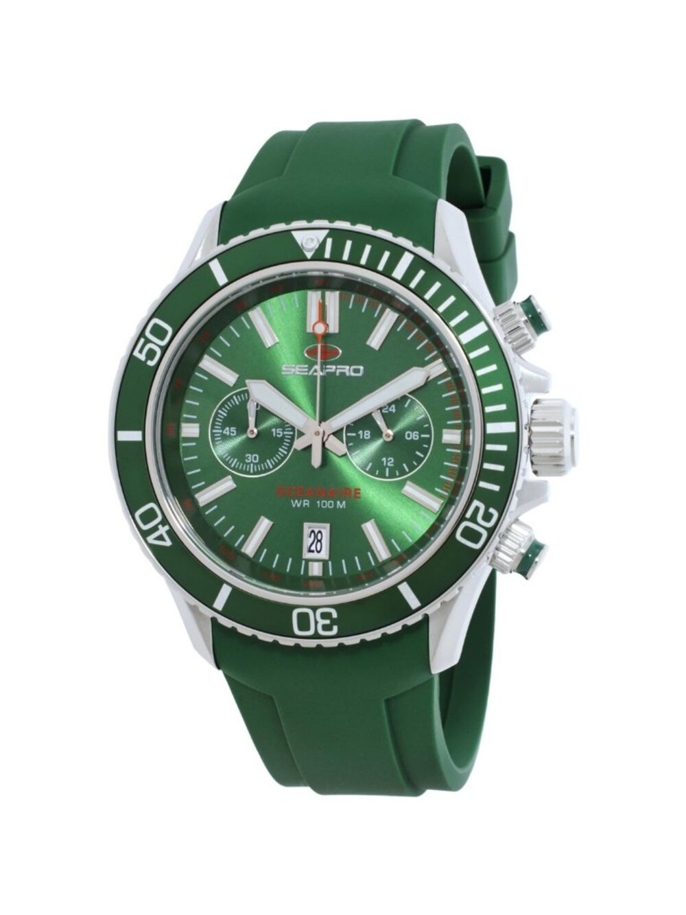 NWT Seapro Thrash Green Dial Men's Watch